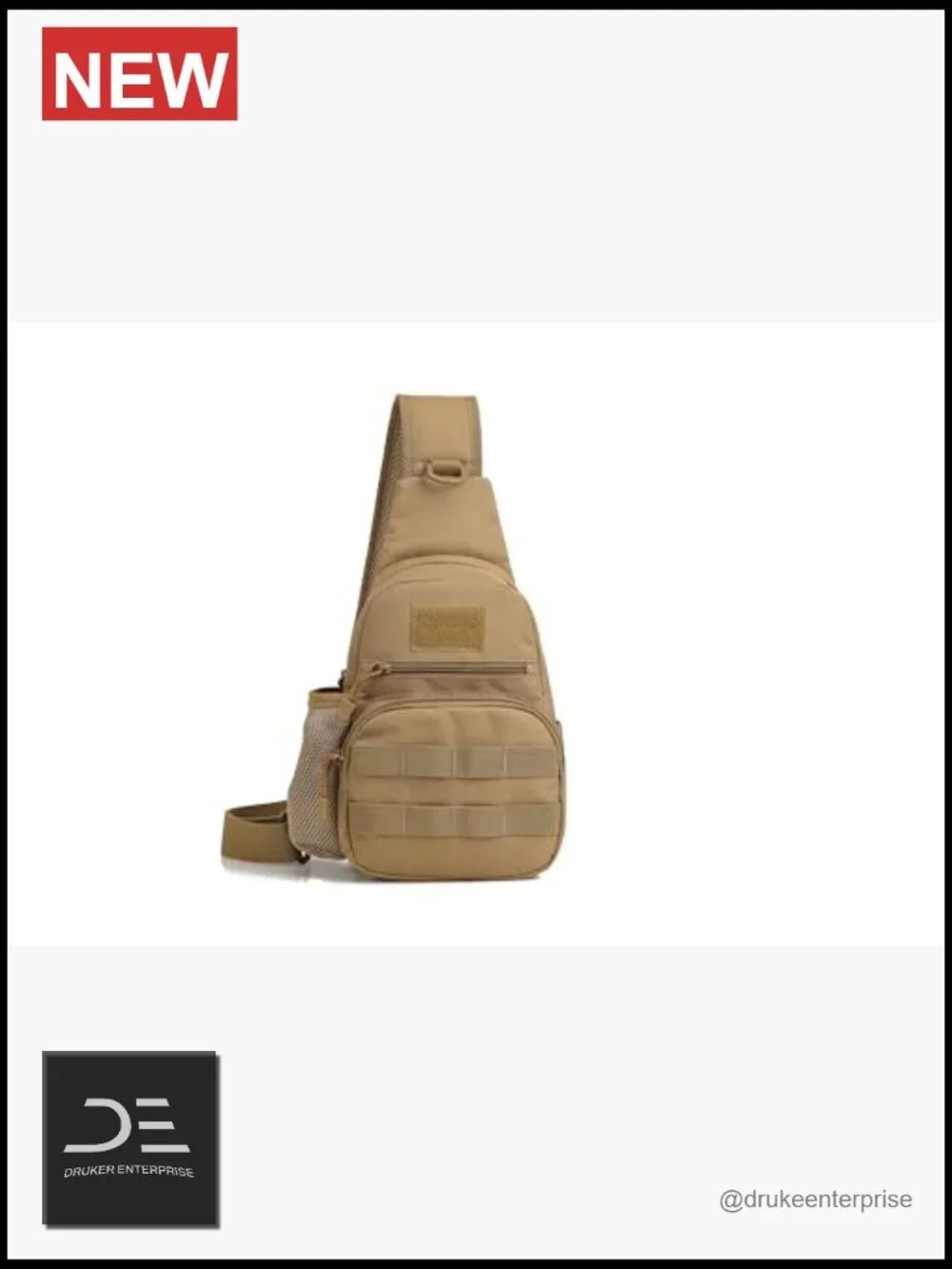 Tactical Sling Backpack Crossbody Chest Bag Daypack for Travel Hiking Cycling